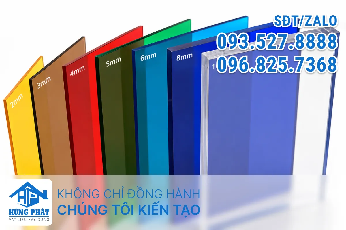 Tấm Polycarbonate Đặc 6mm