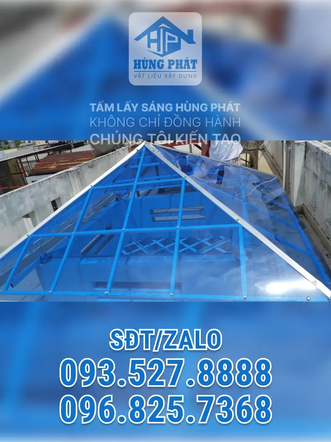 Thi công mái che bệnh viện tại Quận 5, TP.HCM – Hùng Phát