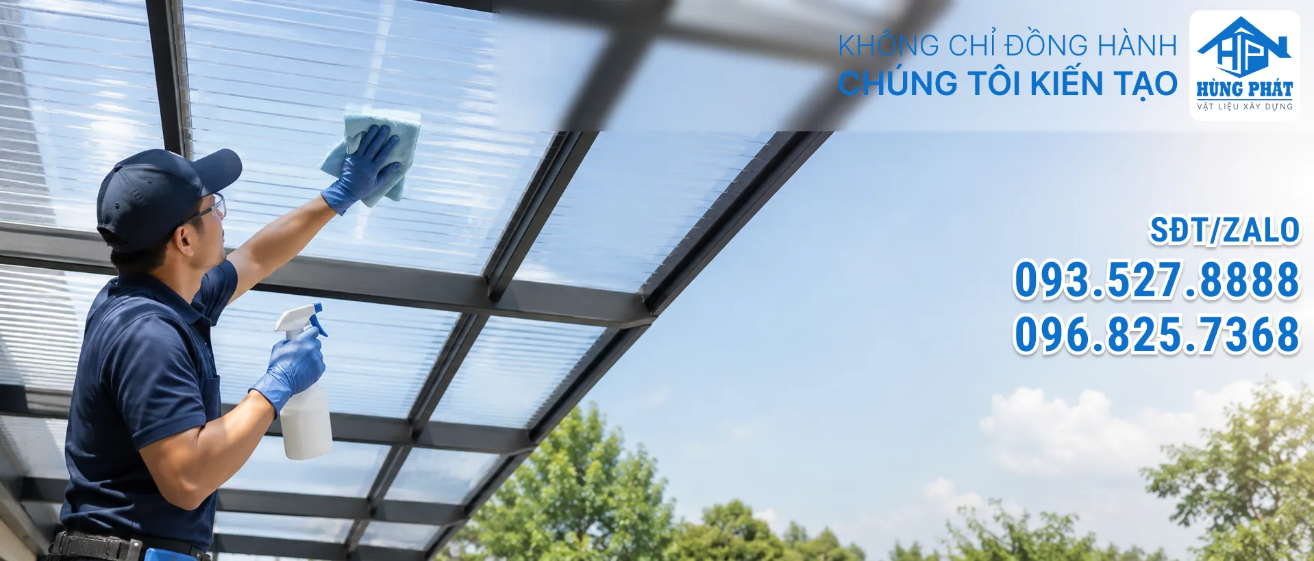 Cách Vệ Sinh & Bảo Dưỡng Tấm Lấy Sáng Polycarbonate Đúng Cách