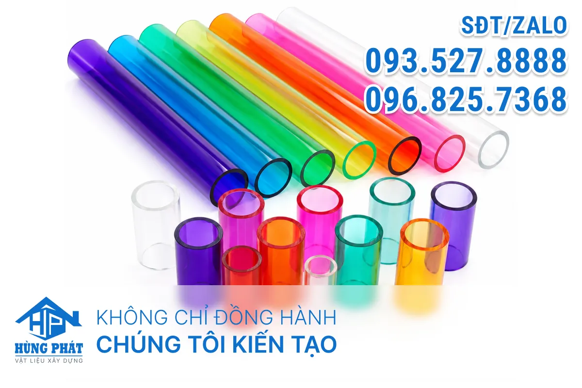 Ống Nhựa Mica Màu 2