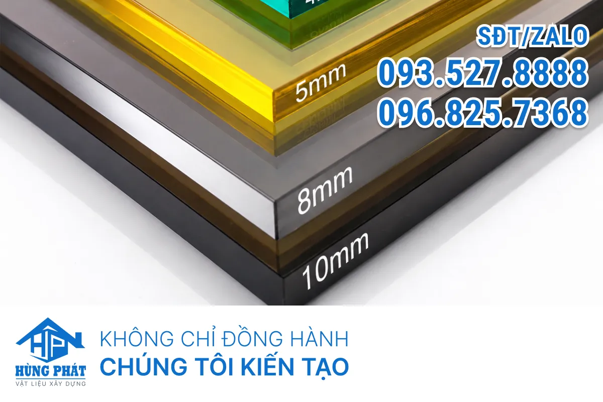 Tấm Polycarbonate Đặc 10mm 2