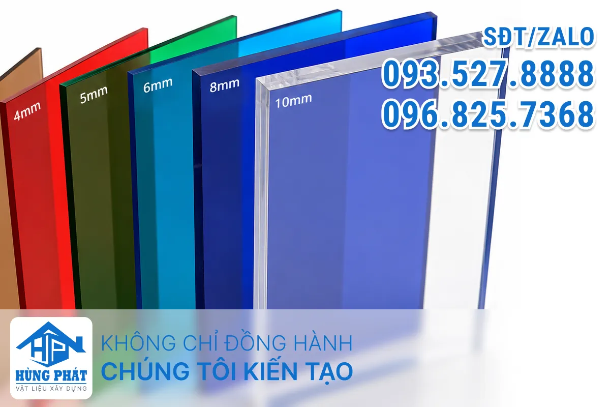 Tấm Polycarbonate Đặc 10mm 3